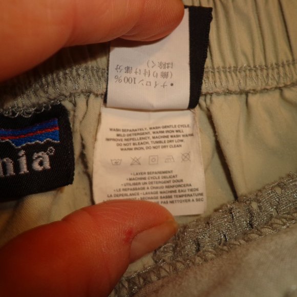 Patagonia Sport Multifunctional Hiking Pants Wm's XS Tan Elastic Waist Pockets - Picture 14 of 15